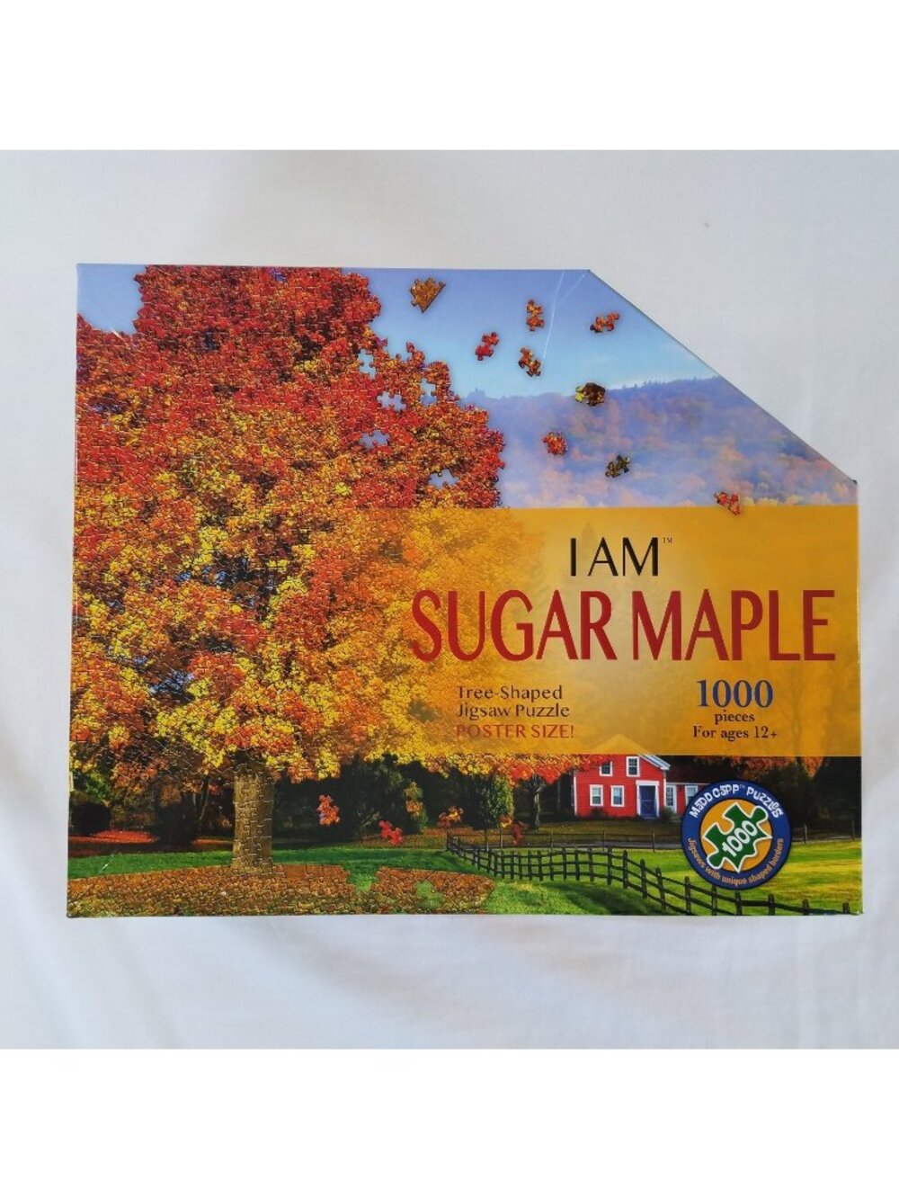 I Am Sugar Maple 1000 Piece Puzzle SEALED Tree-Shaped Jigsaw Puzzle ages 12+
